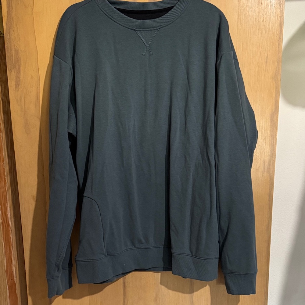 Sitka Classic Teal Crewneck Sweatshirt